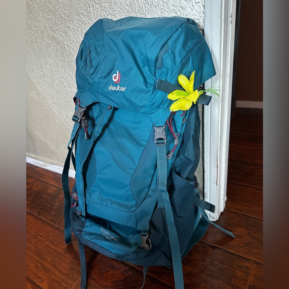 Deuter Blue Hiking Backpack